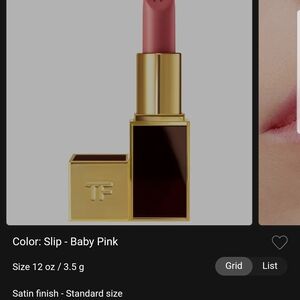 Tom Ford Satin Lipstick - Slip Baby Pink